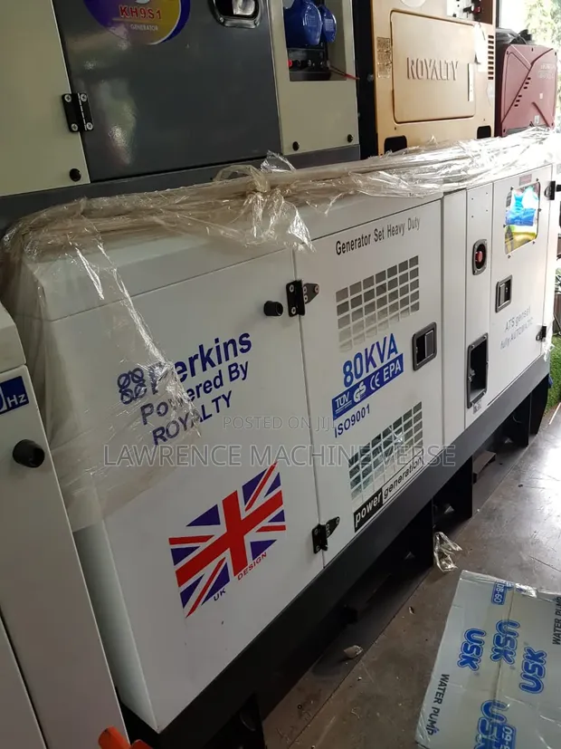 Super Silent 80kVA Perkins Diesel Generator - 1