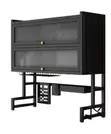 2-Layer Over-Sink Dish Rack - Black - 2