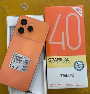 New Tecno Spark 40 256GB Orange