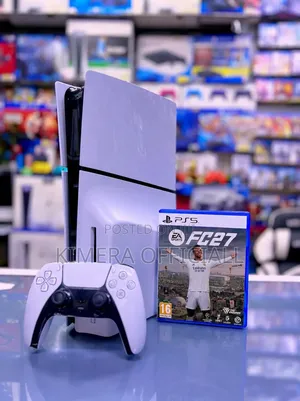 UK Used PS5 Slim Disc Version with FC24 Game
