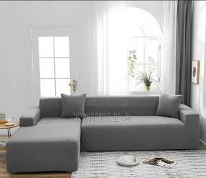 3-Piece Elastic L-Shape Sofa Cover