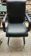 Executive Office Chair - Black Leather - 2