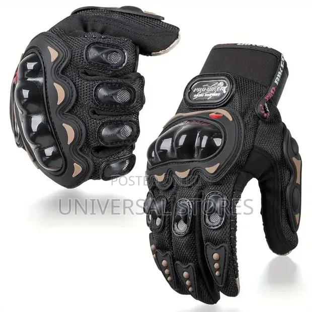 Pro Biker Motorcycle Full Finger Gloves - 1