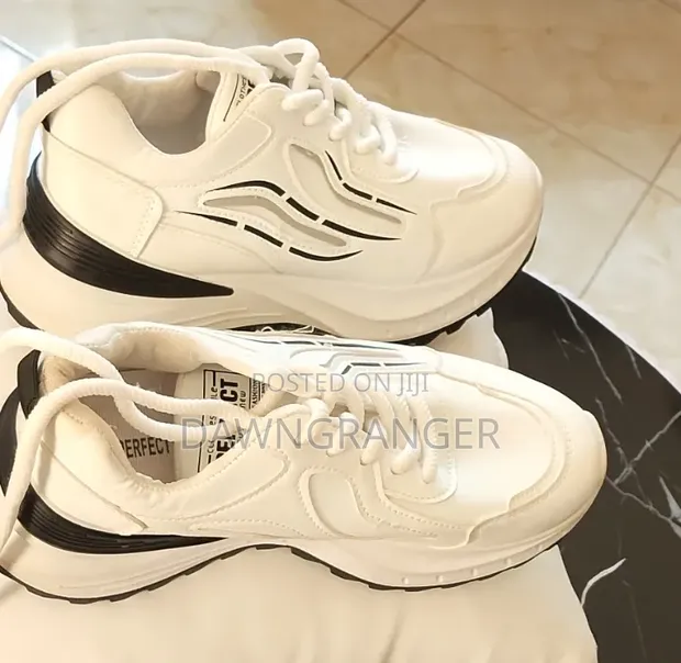 Classy White Sneakers - Size 40 - 1