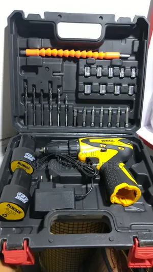 12V Cordless Drill Machine Kit with Dual Batteries