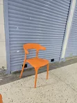 Crown Express Stackable Plastic Chairs with Armrests - 2