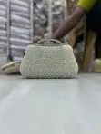 Pearl Beaded Clutch Bag - 2