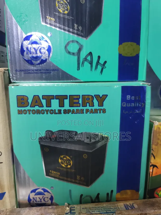 NYC Brand 12V 9Ah/10Ah Motorcycle Battery - 1