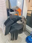 Stackable Plastic Dining Chairs (1pc) - 2