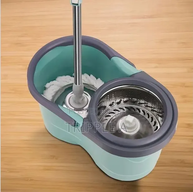 Rotational Mop Set with Spin Bucket - 1