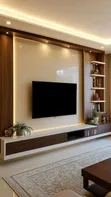 Brand New Mongolian Wall Unit TV Stand - Any Colour - 2