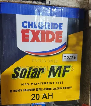 20 Ah Chloride Exide Solar MF Maintenance-Free Battery