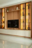 Glassed Wall Unit TV Stand Made to Order - 2