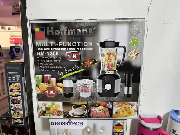 Hoffman 4-in-1 Electric Blender with Meat Grinder - 1