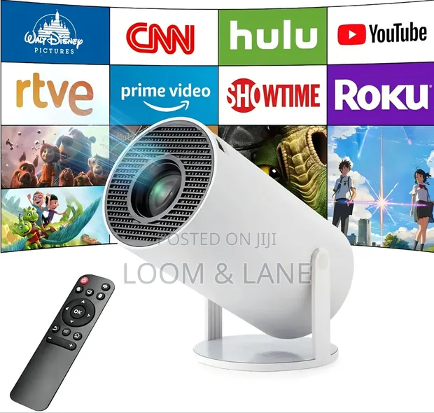 Portable Smart Projector 4K WiFi 6 Bluetooth 5 Android 11 - 1