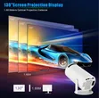 Portable Smart Projector 4K WiFi 6 Bluetooth 5 Android 11 - 2