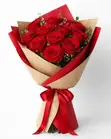 Red Roses for Airport Pick Up - Claire's Flowers - 1