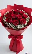 Red Roses for Airport Pick Up - Claire's Flowers - 2