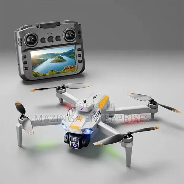 GPS Brushless Camera Drone with LCD Remote - 1