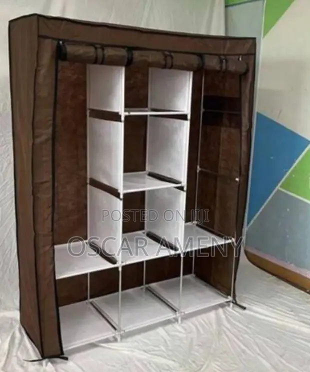 Metallic 3-Column Closet - 1