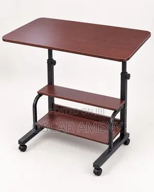 Adjustable Laptop Table with Rollers