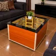 Infinity Center Table with Lamp and Mirrors - 2