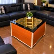 Infinity Center Table with Lamp and Mirrors - 3