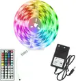 5m RGB LED Strip Light Kit with Remote Control - 1