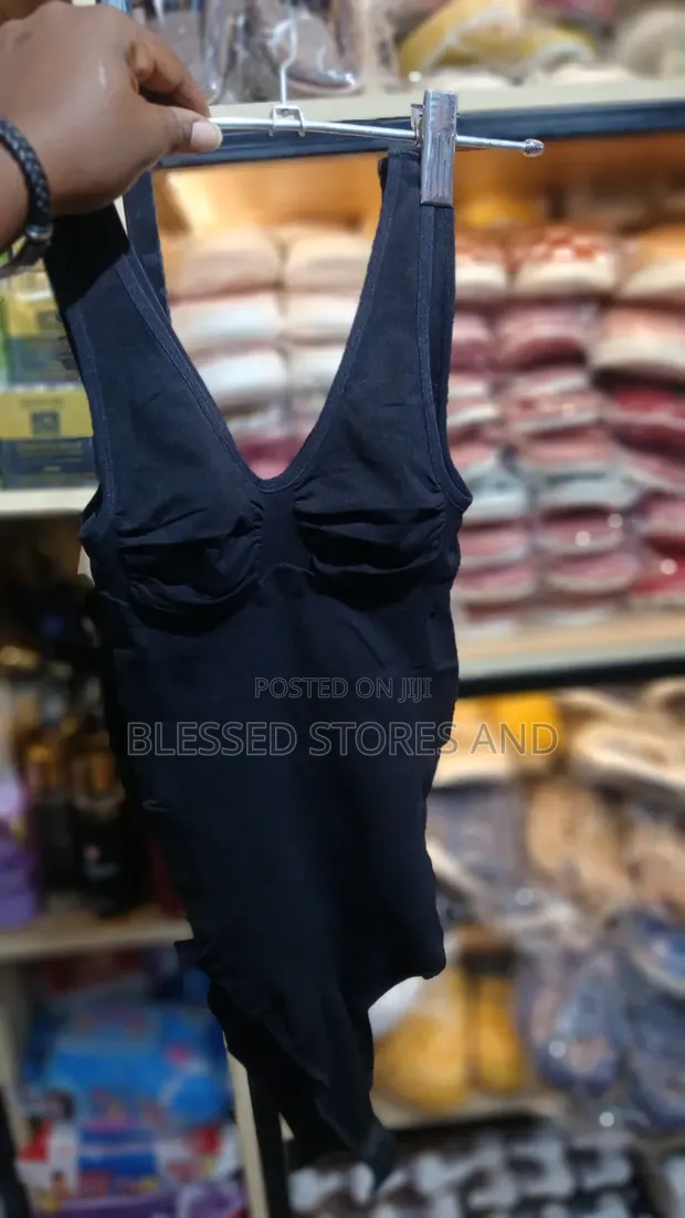 Ladies Shapewear Bodysuit - Black - 1