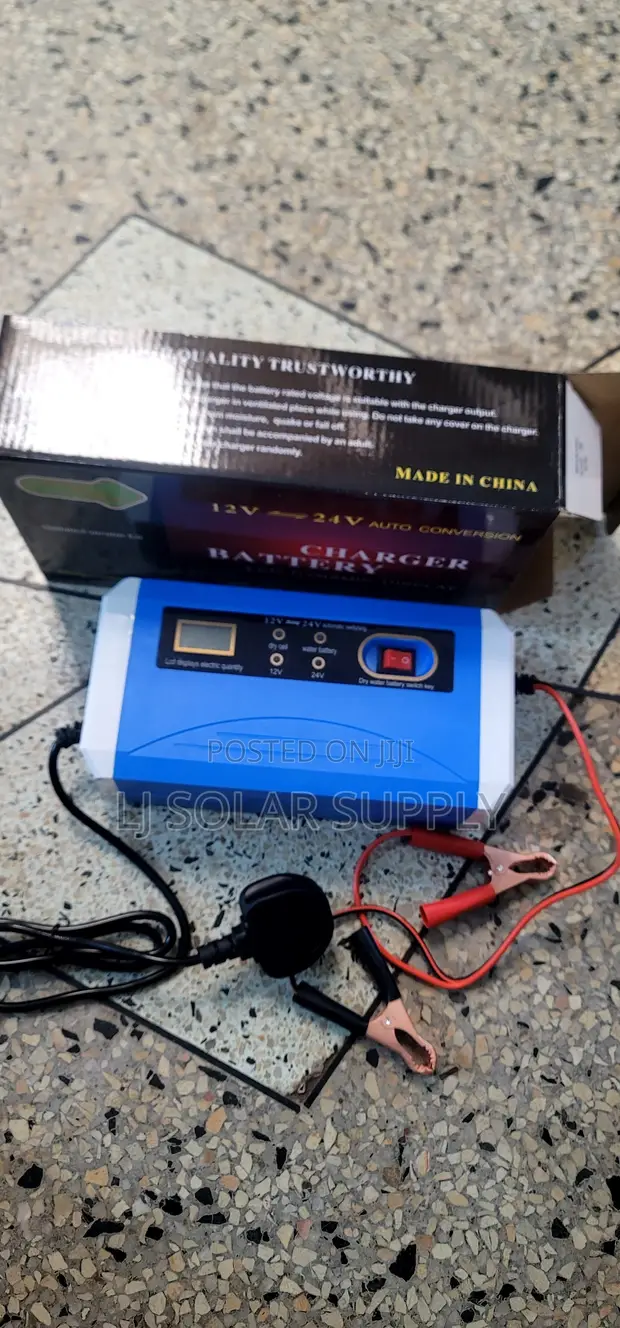 Battery Charger (10A) for Gel & Acid Batteries - 1