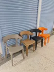 Horn Outdoor Plastic Chairs (Brand New) - 1