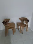 Classical Modern Plastic Dining Chairs (Set of 4) - 2