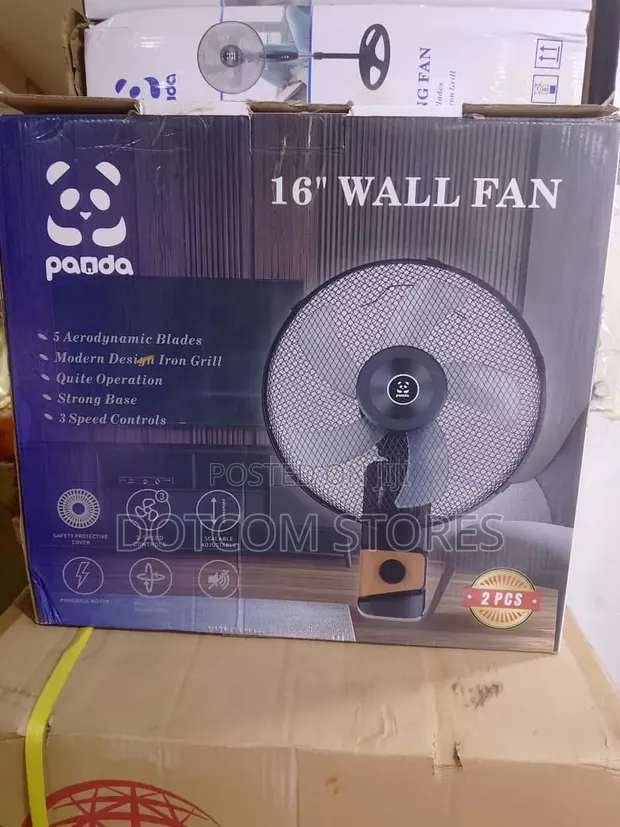 2pcs Panda 16 Inch Wall Fan - Buy 1 Get 1 Free - 1