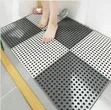 Set of 6 Plastic Non-Slip Bathroom Mats - 1