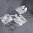 Set of 6 Plastic Non-Slip Bathroom Mats - 3