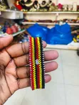 African Flag Crafted Bangles - 1