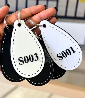 Lesser Cut Acrylic Designer Key Holder