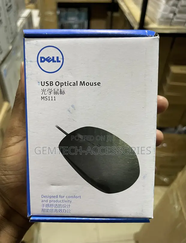 Dell MS111 Wired Optical Mouse - 1