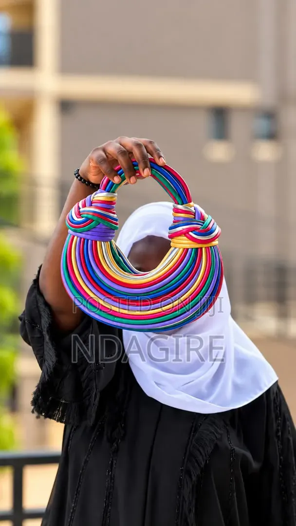 Bold Colorful Statement Handbag - 1