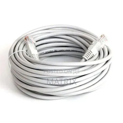 15m Cat6 High-Speed Ethernet Network Patch Cable - 1