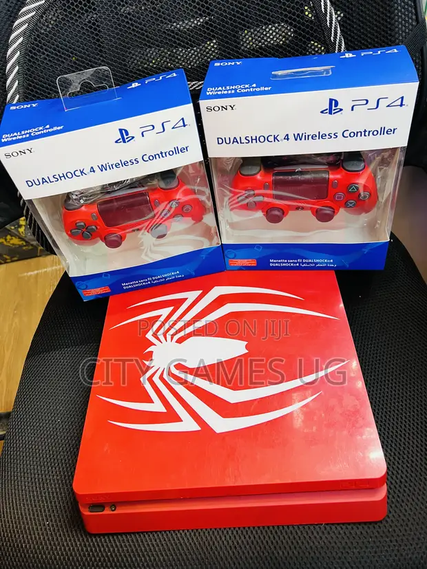 Limited Edition Spider-Man PS4 Slim Console - Full Set - 1