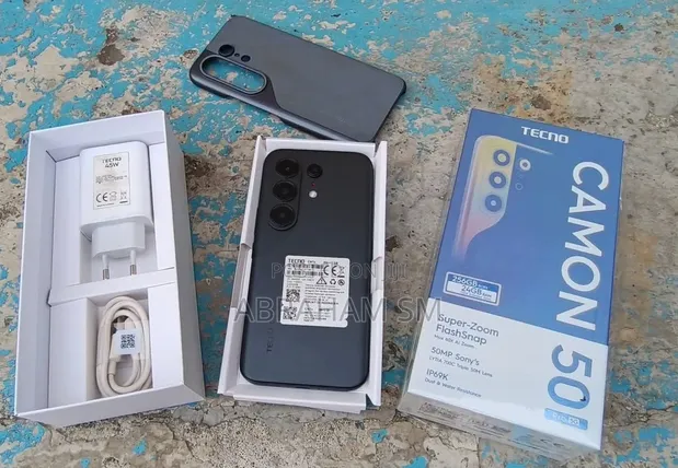 New Tecno Camon 50 Pro 256GB Black - 1