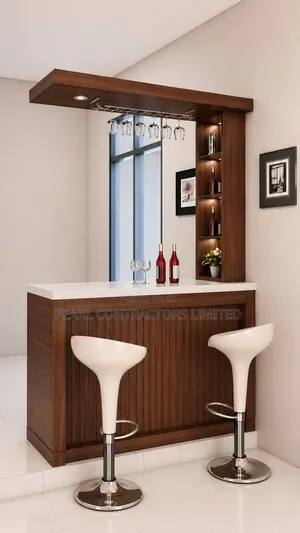 Modern Home Bar and Wine Racks