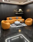5/6 Seater Lancaster Curved Sofas - Any Colour - 1