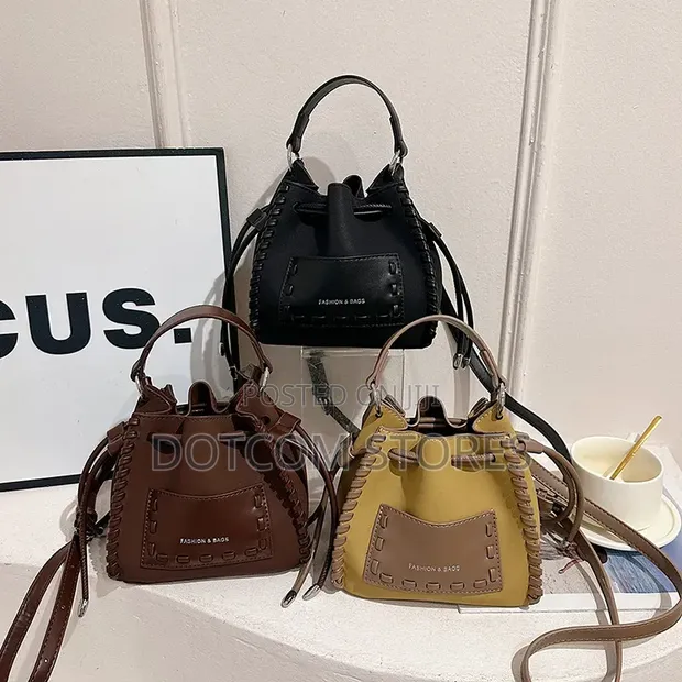 Chrisbella Classic Style Streetwear Bucket String Handbag - 1