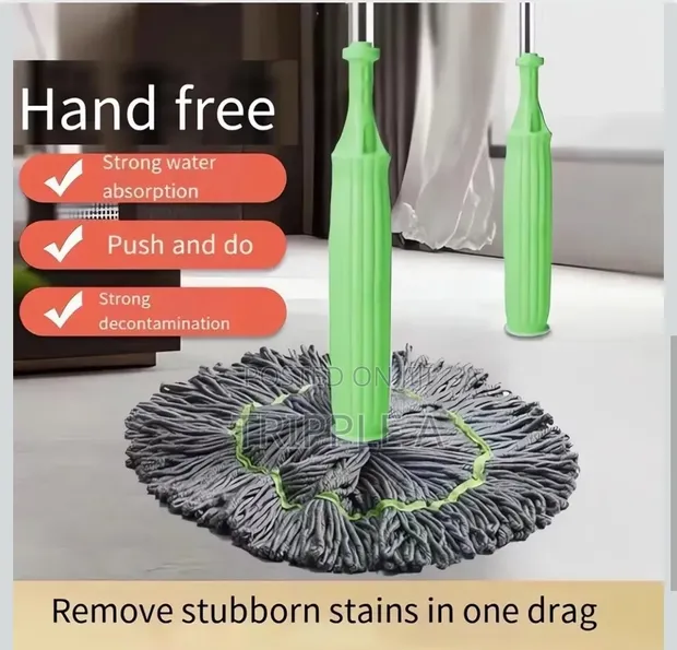 2-in-1 Dehydrated Mop with Self-Wringing Twist Function - 1