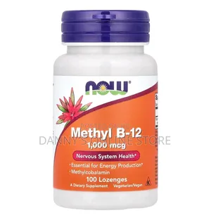 NOW Methyl B12 Lozenges, 1000mcg, 100 Count