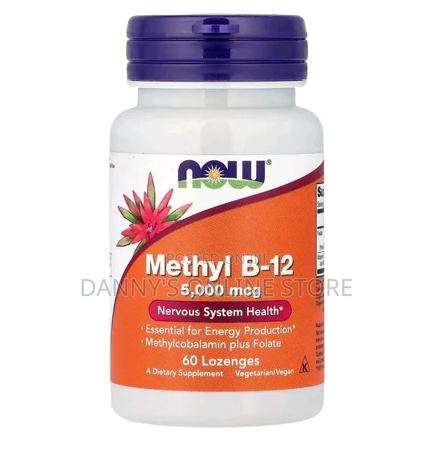 NOW Methyl B12, 5000mcg, 60 Lozenges - 1