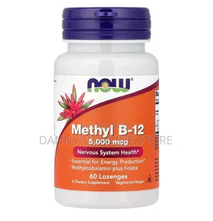 NOW Methyl B12, 5000mcg, 60 Lozenges