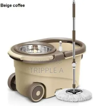 360° Spin Mop Bucket Set with Wheels